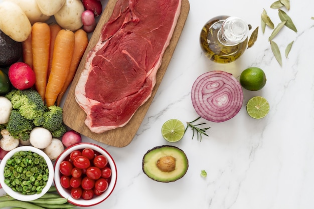 Disposizione alimentare dieta flessibile
