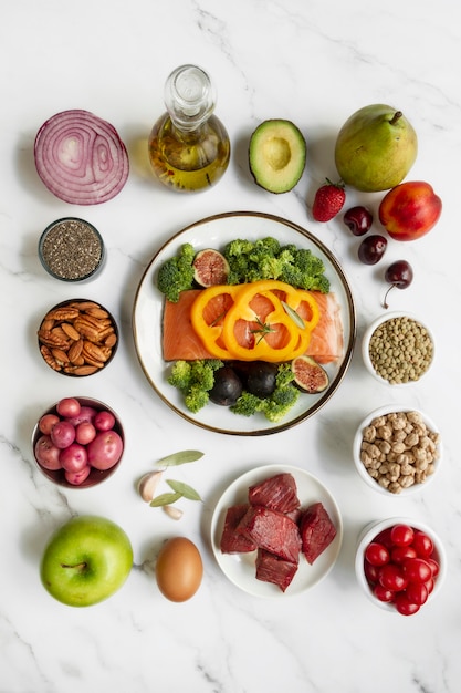 Disposizione alimentare dieta flessibile