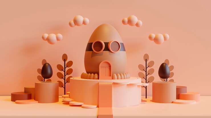 Foto gratuito disposizione decorativa delle uova di pasqua