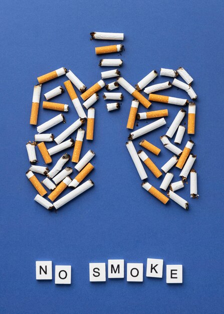 Disposizione degli elementi del giorno senza tabacco