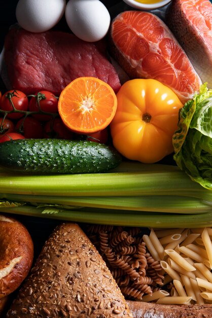 Disposizione della vera piramide alimentare