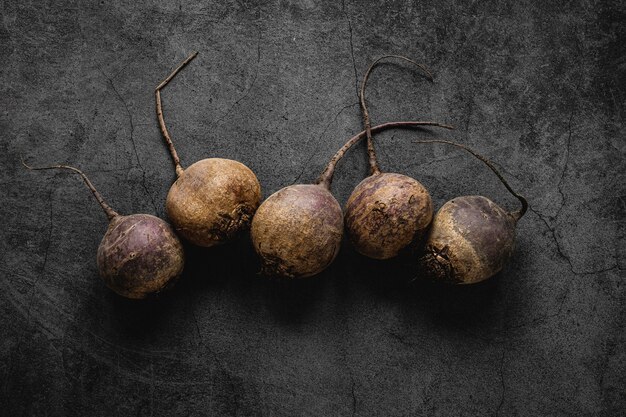 Disposizione di verdure fresche e sane