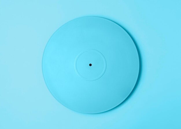 Disposizione in vinile verniciato blu