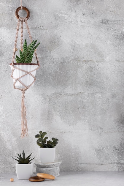 Disposizione Macrame con copia spazio