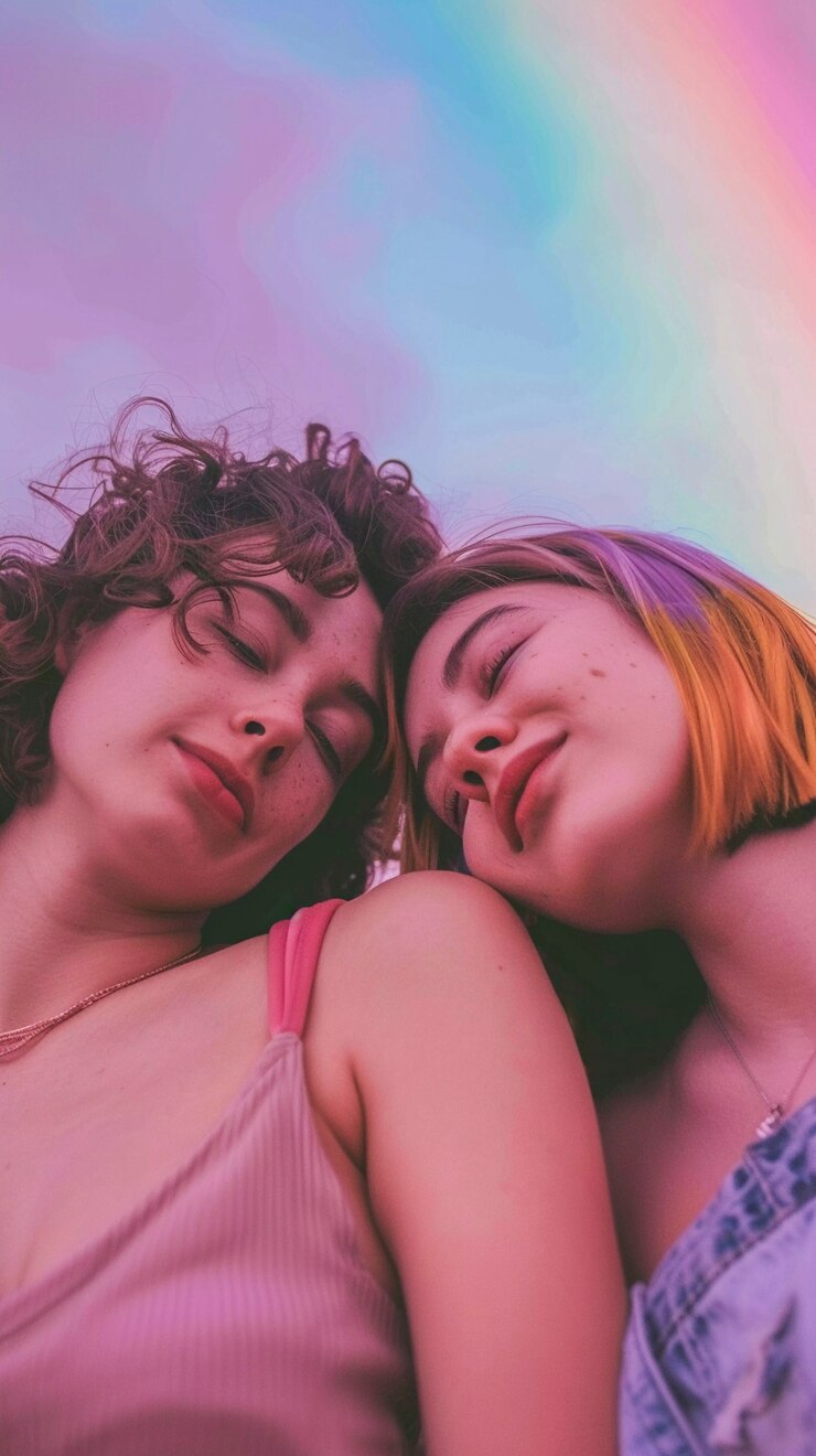 Foto gratuito donne che festeggiano la giornata dell'orgoglio