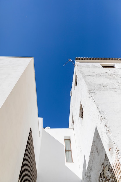 Edificio della città vista inferiore