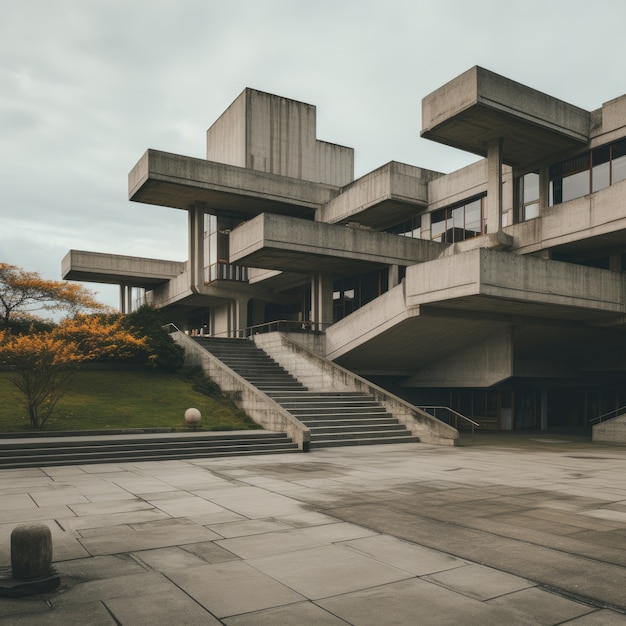 Edificio ispirato al neo-brutalismo