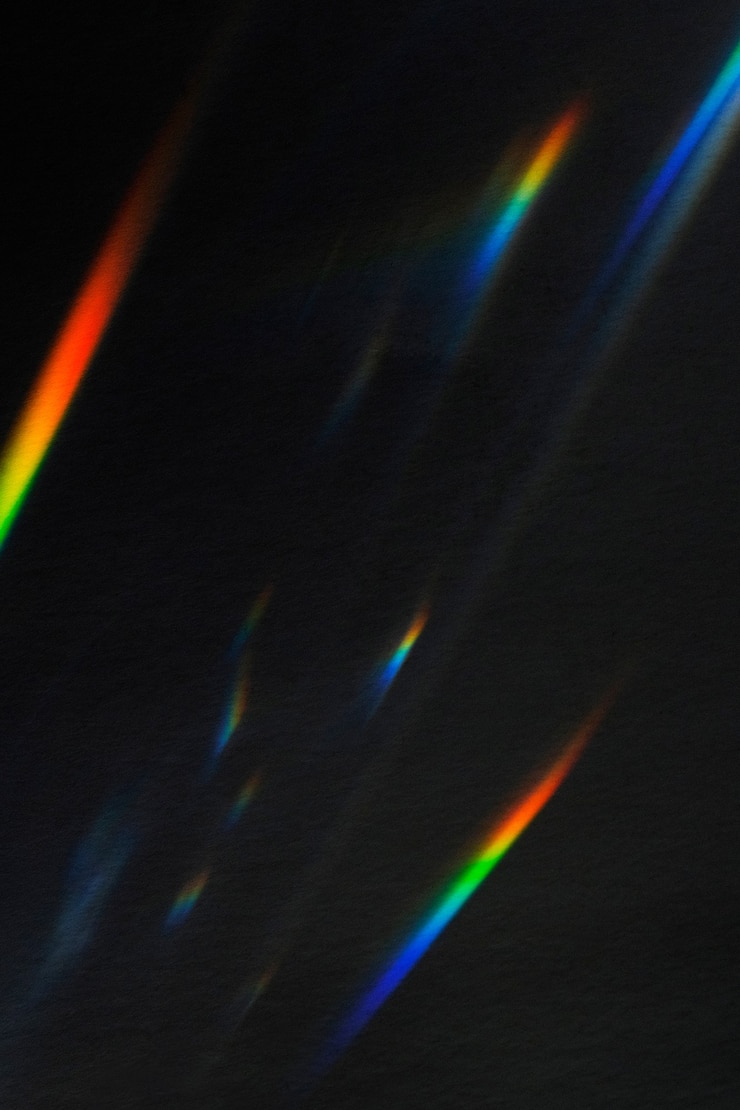 Foto gratuito effetto di perdita di luce su uno sfondo nero