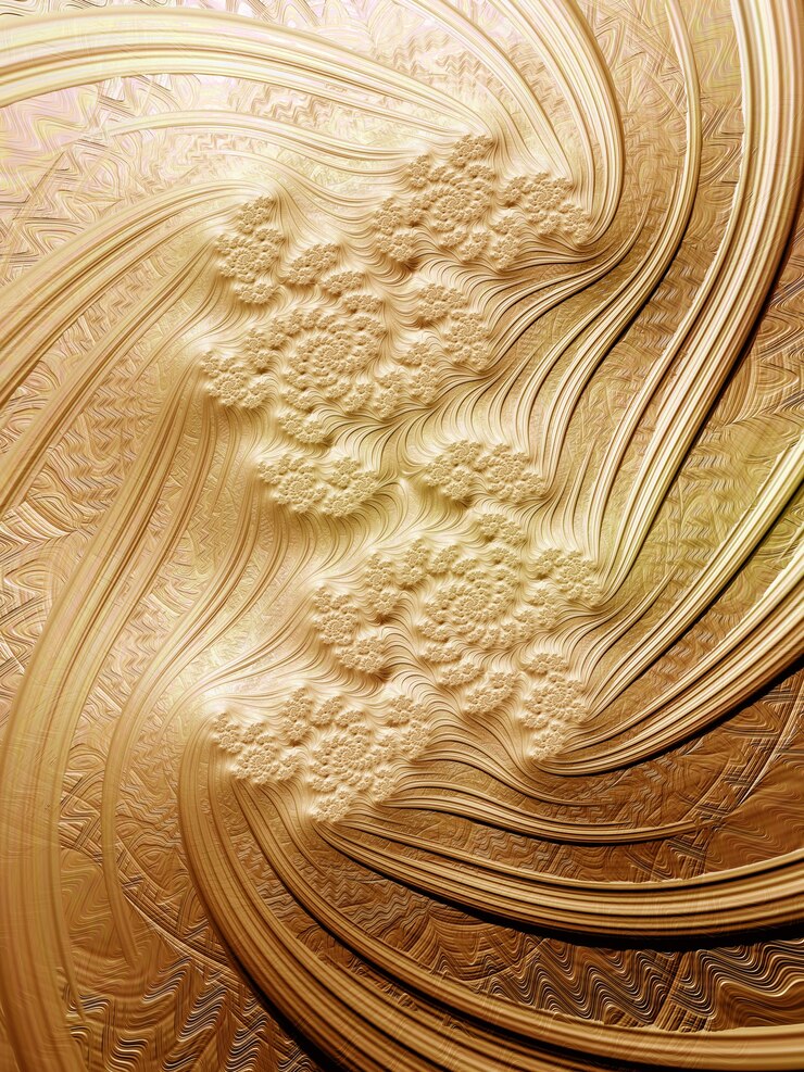 Effetto stucco con fiori