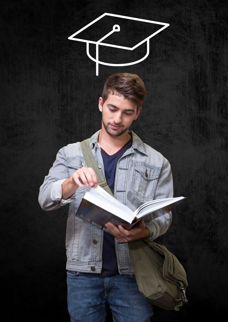 Foto gratuito elegante lettura toccante concentrato sofisticato