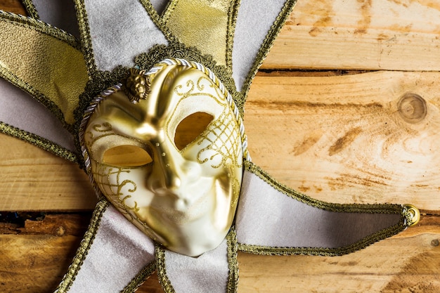 Elegante maschera del carnevale veneziano