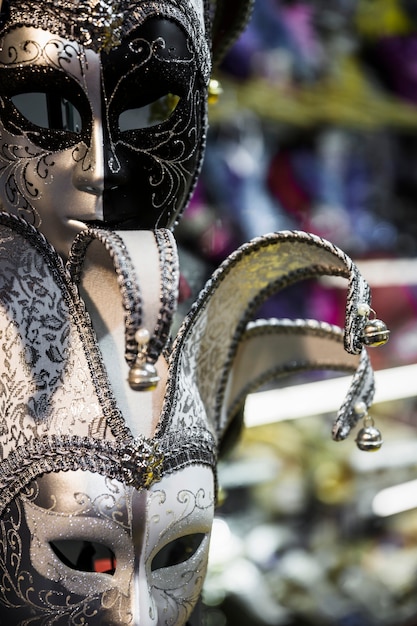 Elegante maschera del carnevale veneziano