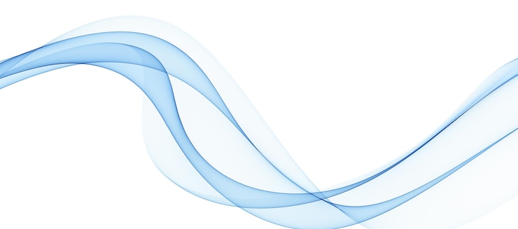 Foto gratuito elegante sfondo blu con linee d'onda lisce