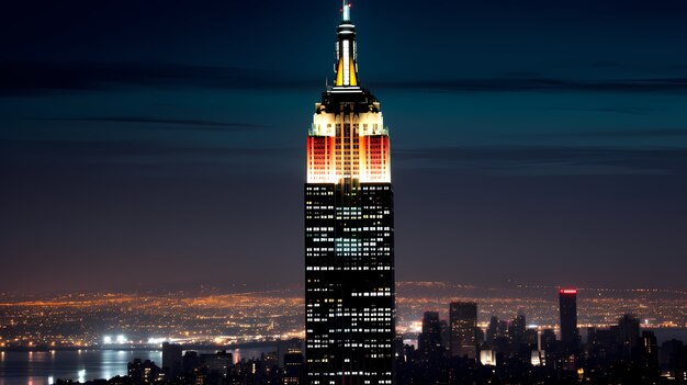 Empire State Building di notte