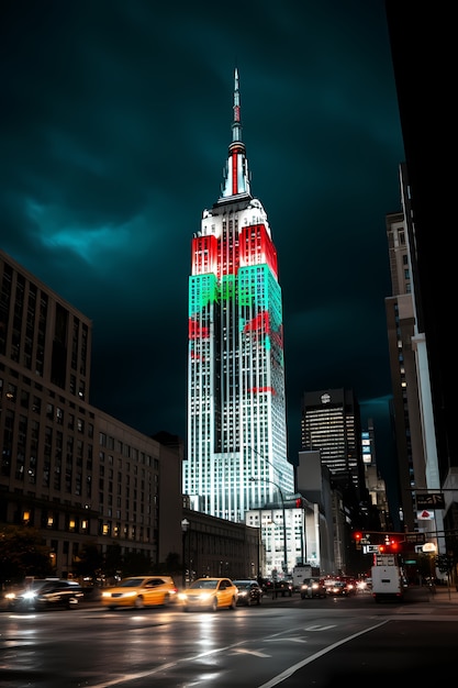 Empire State Building di notte