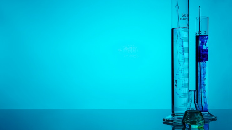 Foto gratuito esemplari di laboratorio di natura morta