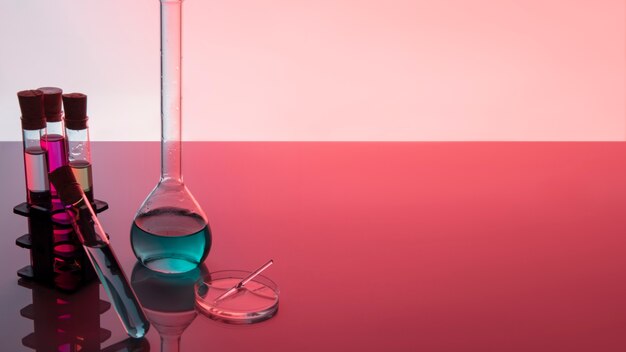Esemplari di laboratorio di natura morta