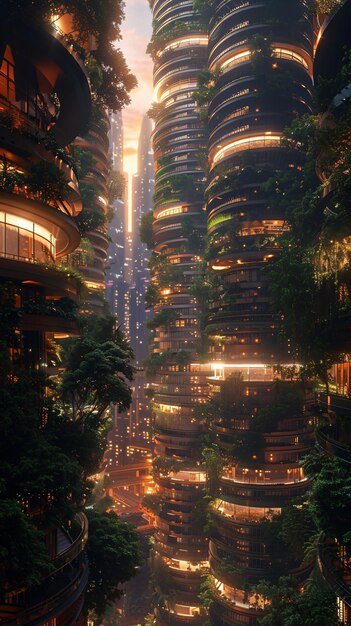 Esplorazione futuristica dell'evoluzione del paesaggio urbano di Dubai