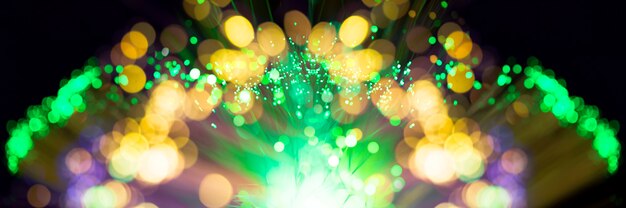 Esplosione di fibre astratte di fuochi d'artificio