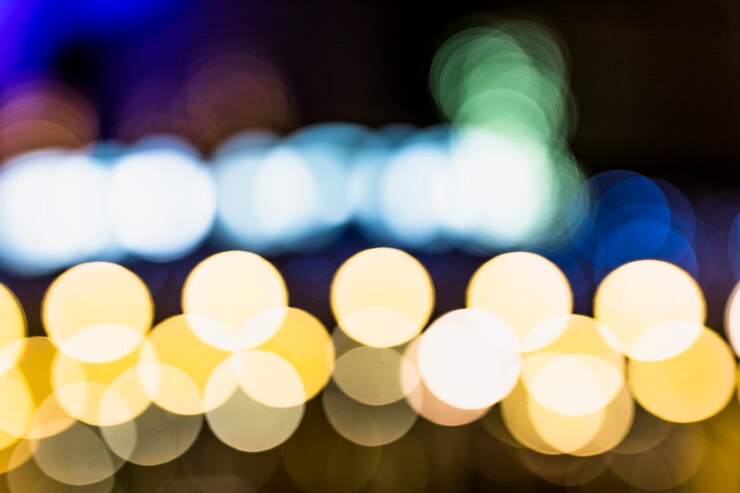 Foto gratuito estratto di bokeh sfondo chiaro