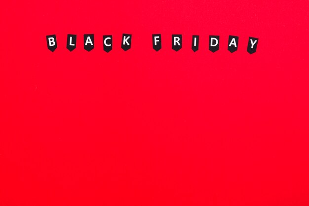 Etichette con iscrizione Black Friday