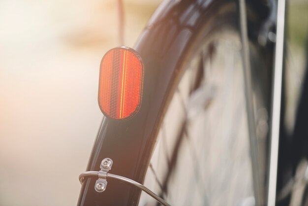 Fanale posteriore di una bicicletta