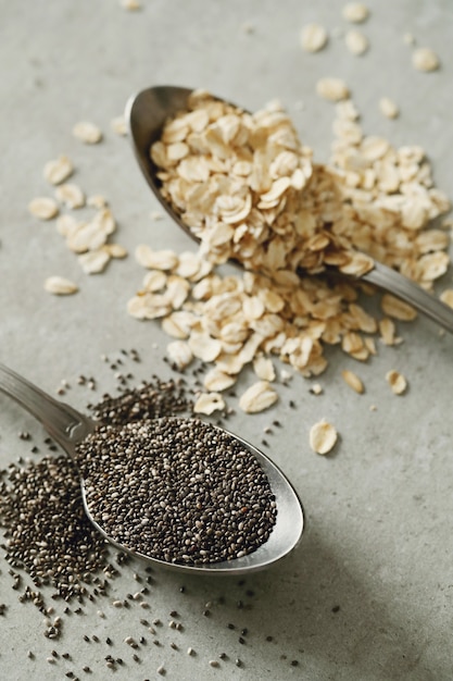 Farina d'avena sana per colazione