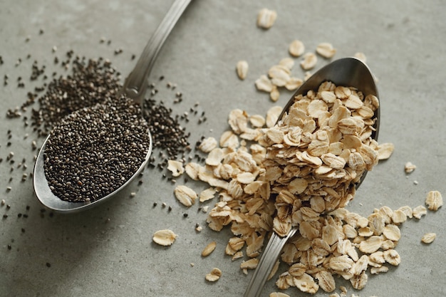 Farina d'avena sana per colazione