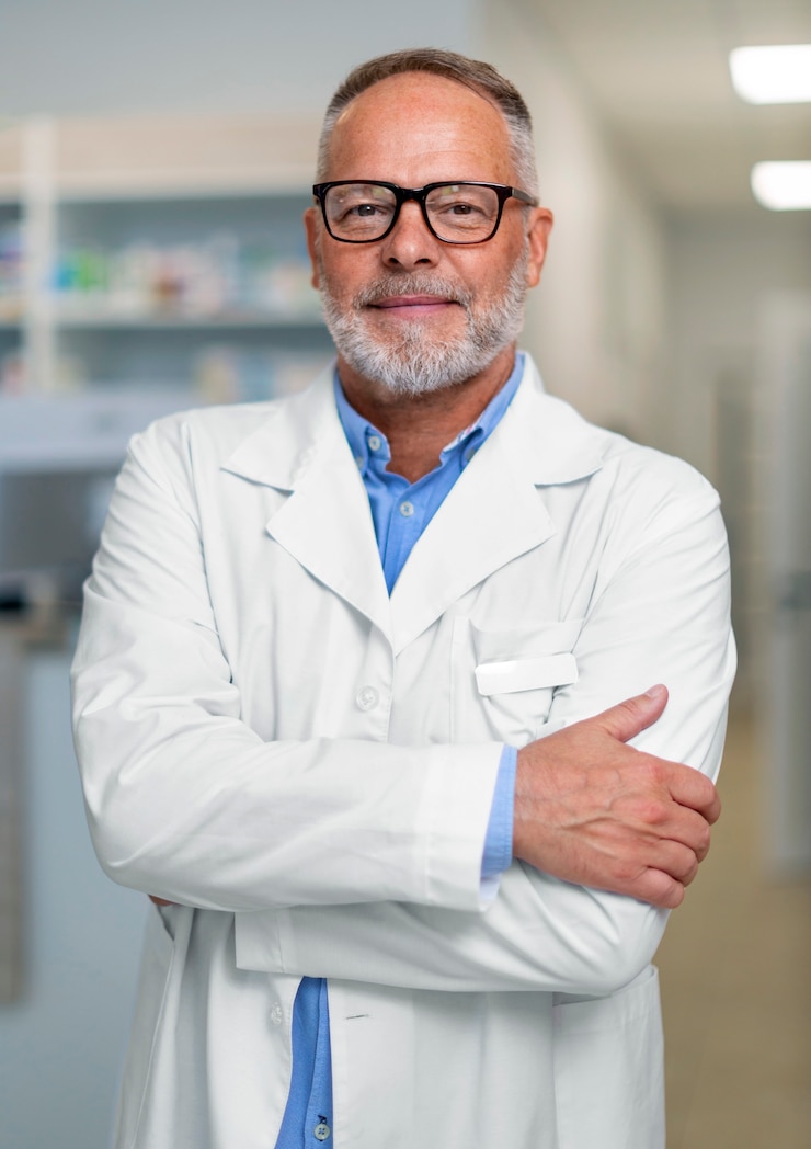 Foto gratuito farmacista al lavoro