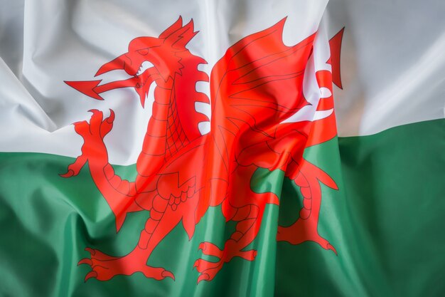 Flags of Wales.