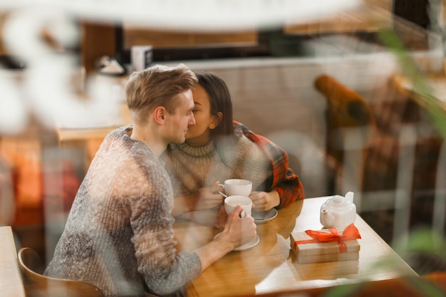 Flirta nel caffè