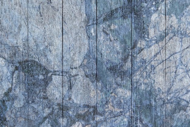 Fondale strutturato con pavimento in legno blu