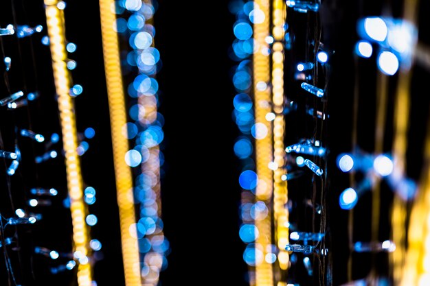 Fondo astratto del bokeh del bokeh dell&#39;oro e dell&#39;oro