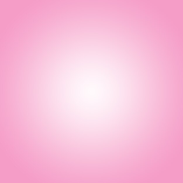 Fondo astratto vuoto liscio rosa chiaro della stanza dello studio, uso come montaggio per l'esposizione del prodotto, striscione, modello.