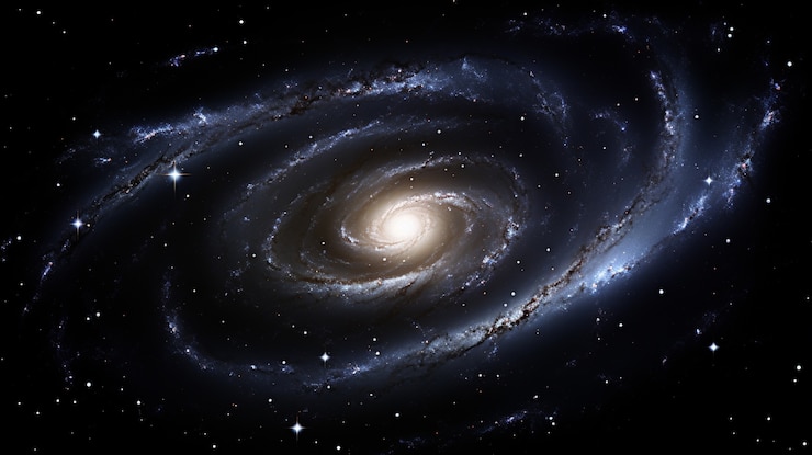 Foto gratuito fondo di galassia fotorealistico