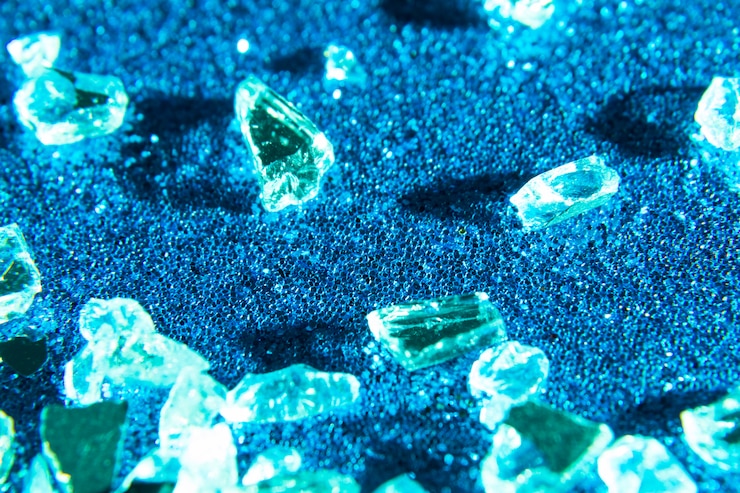 Foto gratuito fondo di struttura di scintillio con i cristalli