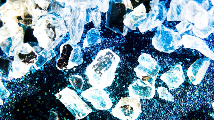 Foto gratuito fondo di struttura di scintillio con i cristalli