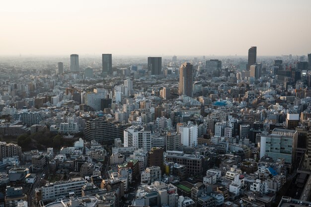 Fondo moderno della via di Tokyo