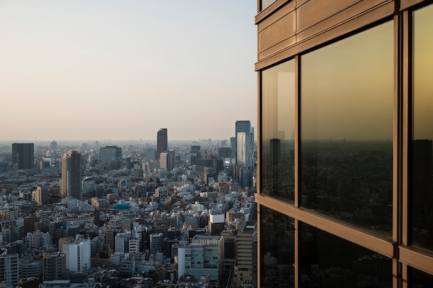 Fondo moderno della via di Tokyo