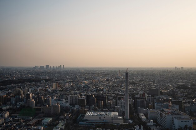 Fondo moderno della via di Tokyo