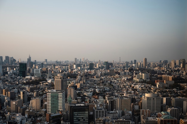 Fondo moderno della via di Tokyo