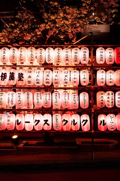 Fondo moderno della via di Tokyo