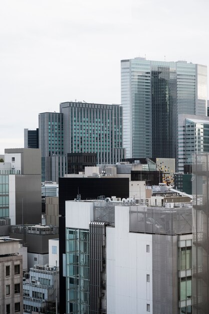 Fondo moderno della via di Tokyo