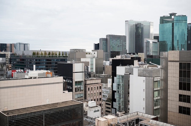 Fondo moderno della via di Tokyo