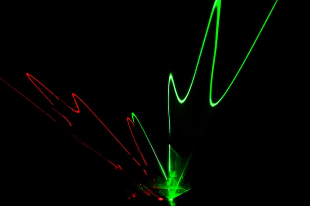 Fondo orizzontale astratto del laser ottico