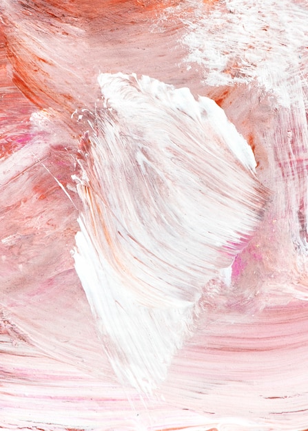 Fondo strutturato dei colpi della pittura ad olio rosa