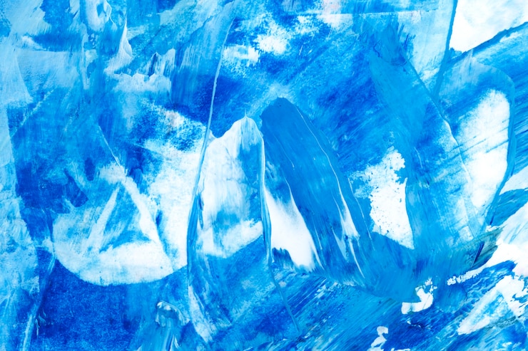 Foto gratuito fondo strutturato del colpo blu della spazzola