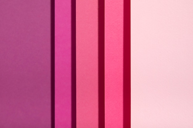 Forme di carta psichedeliche in diverse tonalità di colore