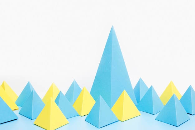 Forme geometriche di carta