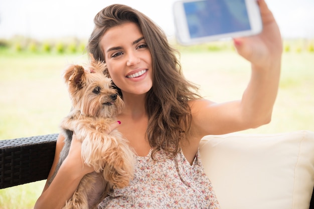 Foto con i miei dolci cuccioli